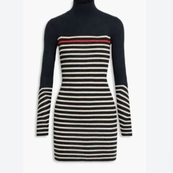 rag & bone Dresses & Skirts - NEW rag & bone Kate Stripe Turtleneck Cashmere Sweater Dress